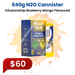 Infusionwhip 640g Blueberry Mango Flavoured N2O Cannister