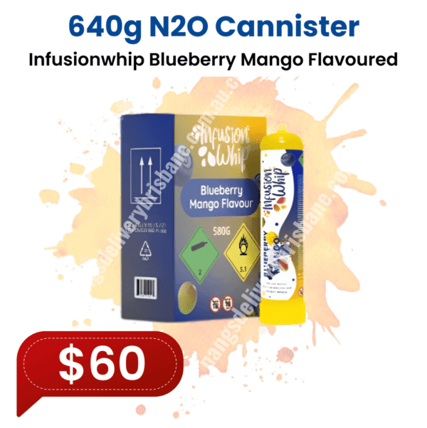Infusionwhip 640g Blueberry Mango Flavoured N2O Cannister
