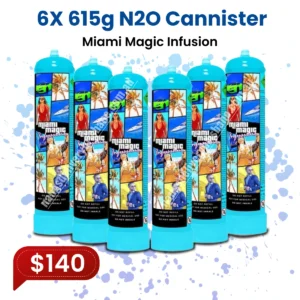 NangsBrisbaneMiami Magic Infusions 615g (6 Bottles)