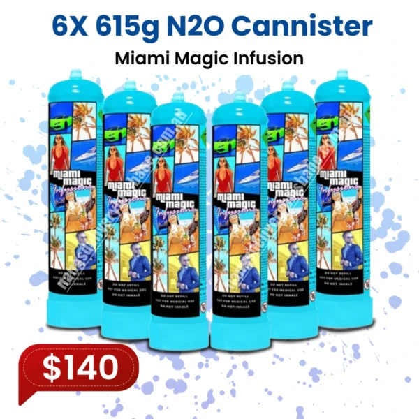 NangsBrisbaneMiami Magic Infusions 615g (6 Bottles)